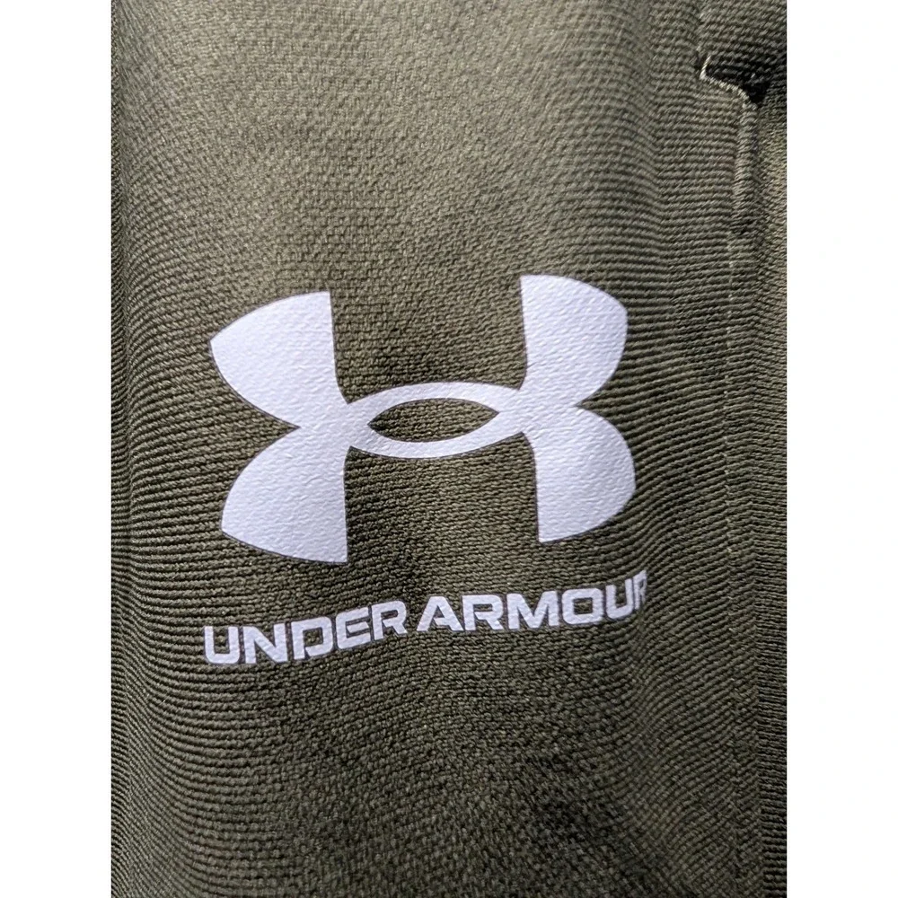 Under Armour Mens Olive Green Athletic‎ Pants Fitted Size Medium